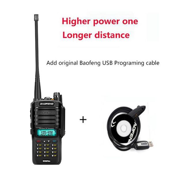 

upgrade walkie talkies uv-9r plus 10w/15w two way radio vhf uhf ham waterproof