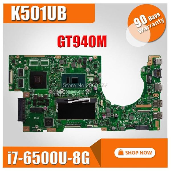 

motherboards k501ux k501ub lapmotherboard for asus k501u k501 original mainboard ddr4 8gb ram -6500u gtx940m