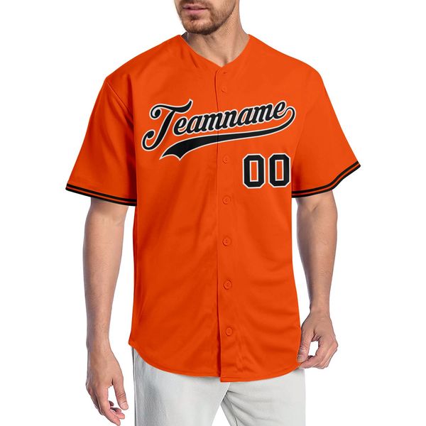 

custom orange navy-white-0001 authentic baseball jersey, Blue;black