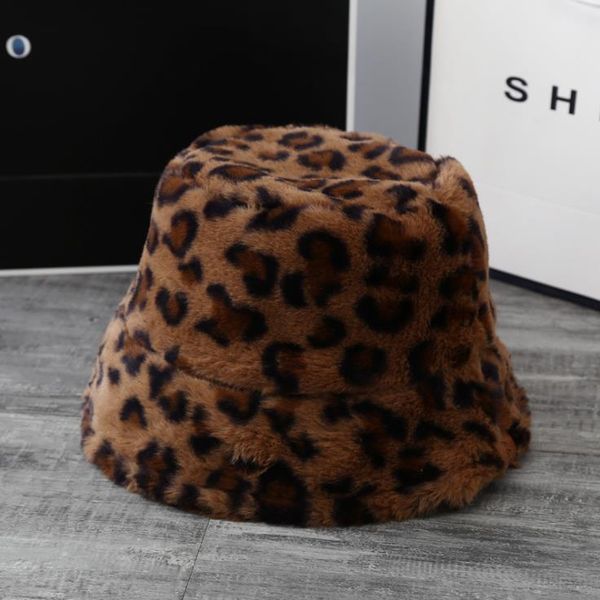 

autumn winter is melting and lovely hat fashionable leopard grain wool warm add thick hat e1, Blue;gray