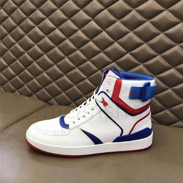 

new arrival rivoli sneaker boot men women shoes sport walking lightweight shoes vintage leather lace-up casual chunky snekaers, White;red