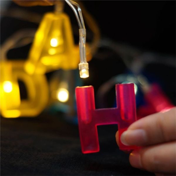 

happy birthday letter light chain battery-christmas day party arrangement lamp string fashion bardian selling 8 9wc j1