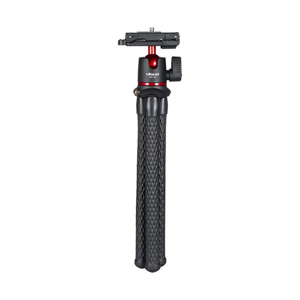 

ulanzi mt-11 travel flexible ocs mobile phone dslr tripod 2 in 1 foldable clip ic arm quick release plate