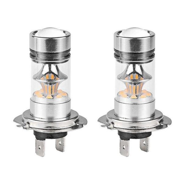 

2pcs/set h3 h4 h7 led fog light 100w super bright car driving bulb white 12v