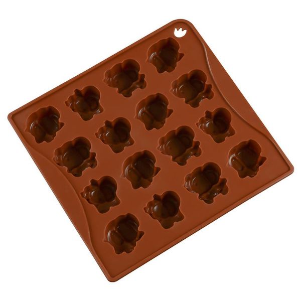 

elephant silicone mold decorating 16 cavity chocolate molds baking tools diy cake candy chocolate gumpaste mould home kitchen wmtklk
