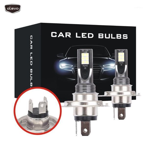 

2pcs h4 12v led car headlight led lamp h7 light bulbs 6000k bright white fog light auto automobile headlight work1
