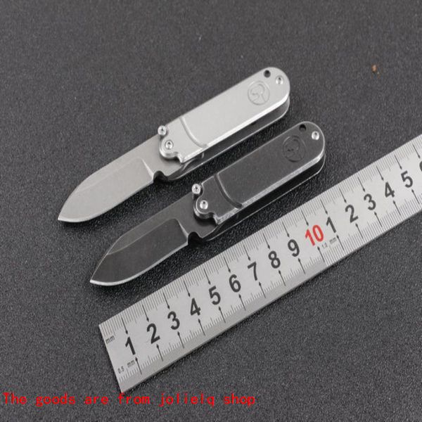 

small new folding peas tactical knife pocket serge camping hiking hunting survival rescue knife key hanging utility tools man gift qynf fo
