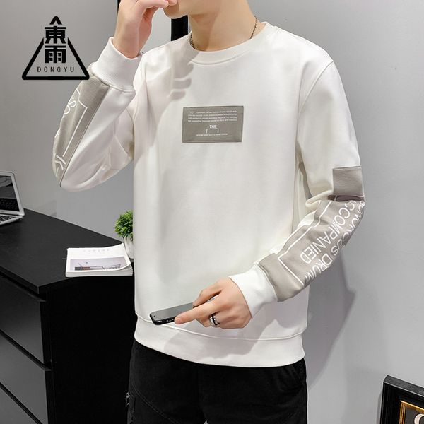 

2021 new trend of designers men's pullover sweater in autumn and winter, Black