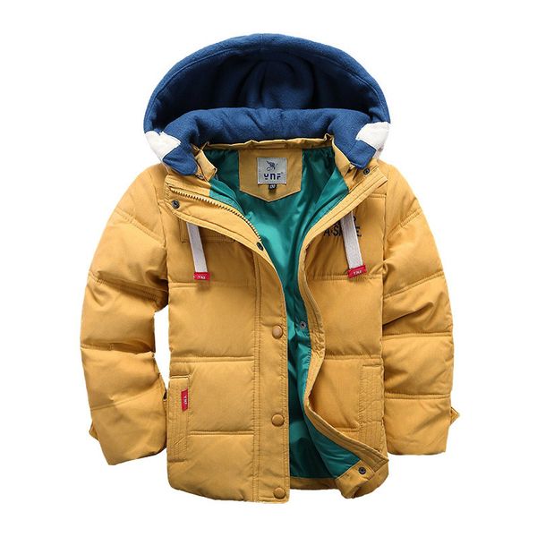 

warm kids down boys coats winter hooded children's jacket for boys winter jacket for boy winter coat kids teenage parka 201126, Blue;gray