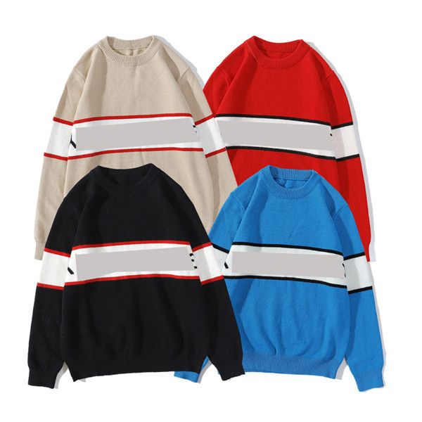 

explosive styles european and american men's and women's brand-name sweaters, retro classic luxury sweatshirts, men's arm let, White;black