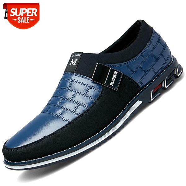 

brand new men casual shoes leather men wedding dress shoes autumn moccasins slip on man business size 38-48 #ir6l