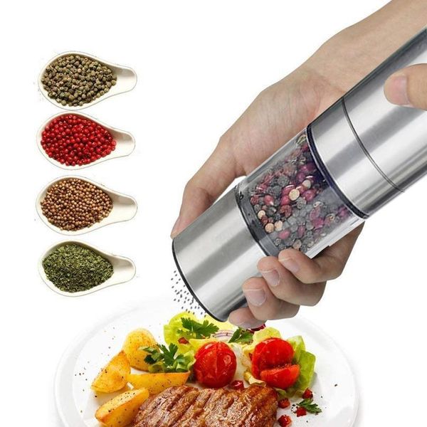 

stainless steel salt mill grinders kitchen tools household kitchen manual pepper shaker easy supplies for bbyiij
