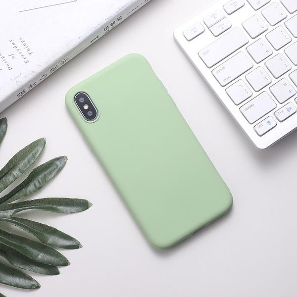 

sile solid color phone case for huawei honor v9 v10 v20 v30 8 pro soft cover candy color for honor play q sqchnj