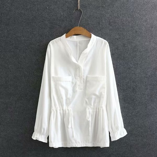 

size xl-4xl plus women with v-waistband cleavage thin sleeves long vintage black solid official elegant jacket nqyf, White