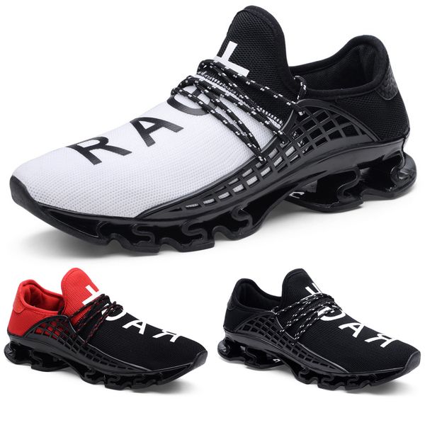 

2020 non-brand men breathable sports shoes black red white mesh outdoor casual mens trainer fashion sport sneaker