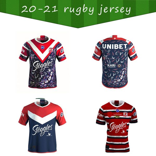 

2020 2021 sydney rooster australian hero edition mens high-quality rugby jerseys league jersey, Black;gray