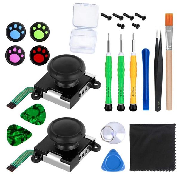 

for joycon joystick replacement, for switch joy con grip accessories, 3d replacement joystick,(24pcs)
