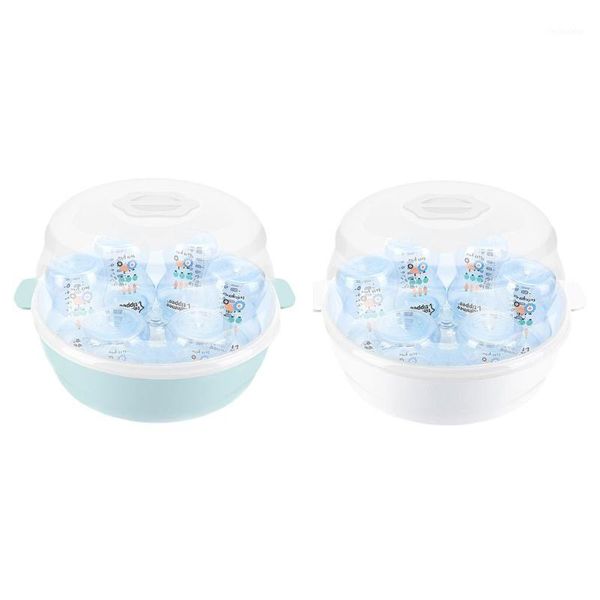 

bottle warmers&sterilizers# baby microwave disinfection box high temperature nipple sterilizer holder storage sterilize bottles pacifiers1