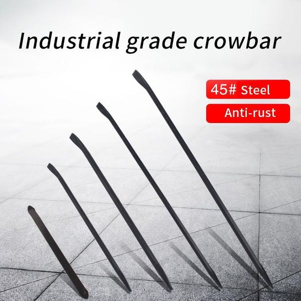 

industrial grade crowbar high carbon steel durable anti-rust multy size crowbar motorcycle tricycle bicycle tire removal tool1