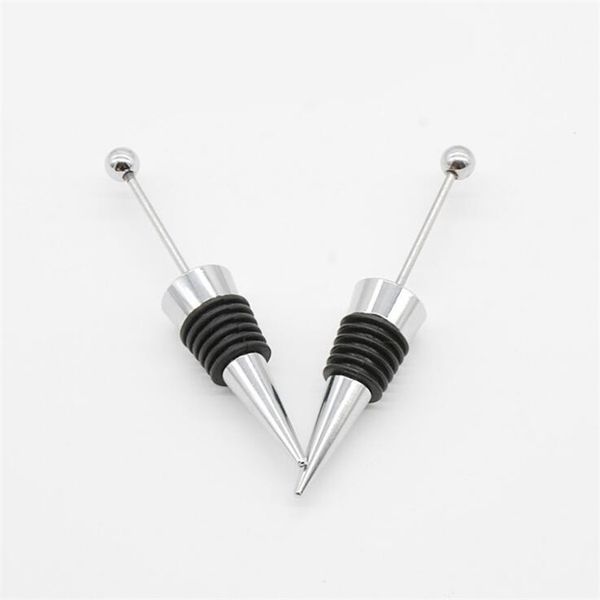 

lengthened zinc alloy wine bottle ser stainless steel small round ball wine ser fancy gadget beadable bottle ser