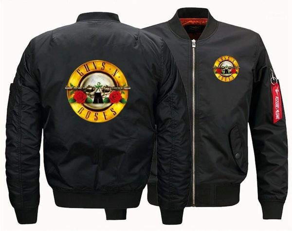 

2019 autumn and winter jacket men's jacket guns n roses one flight flight suit1, Black;brown