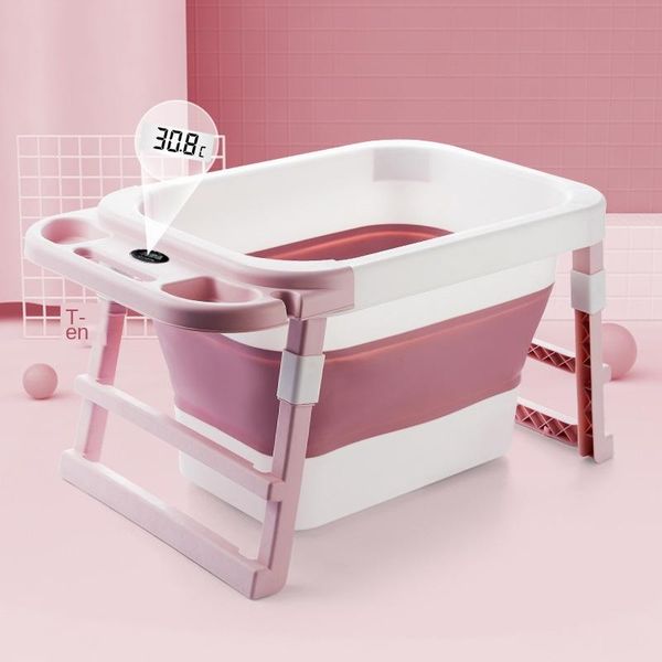 

bathing tubs & seats multifunctional baby bath barrel folding child swimming home born available