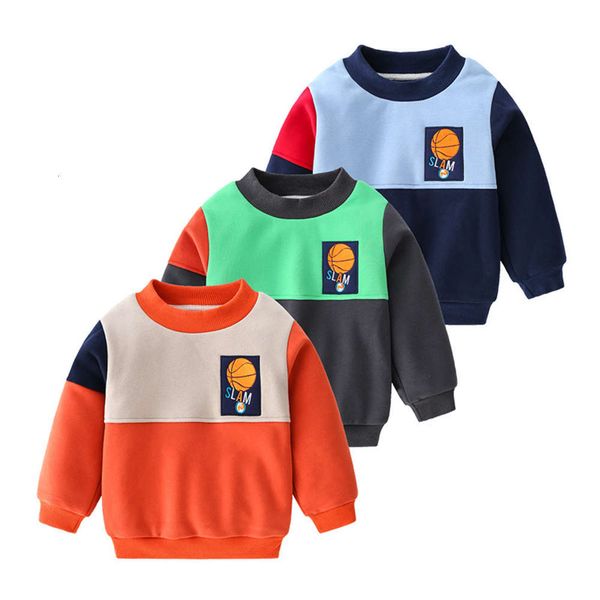 

winter plush thickened sweater 2020 children's pullover warm and comfortable, Black