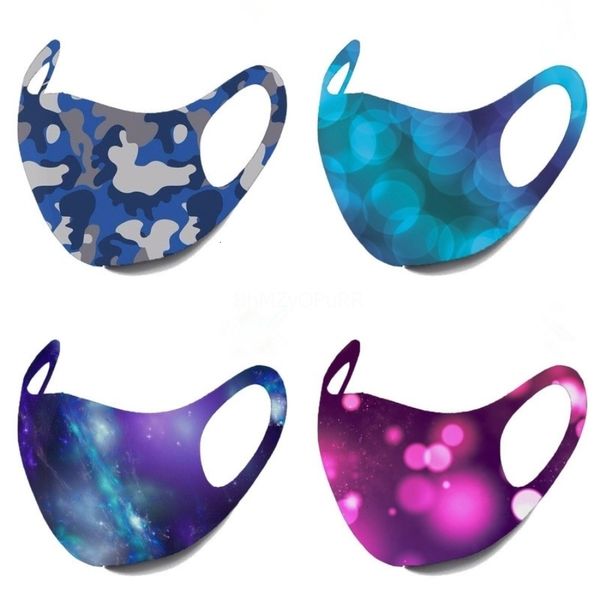 

face mask floral reusable cartoon funny print cubrebocas color rosa ultraviolet proof washable running riding bike pugyv#860