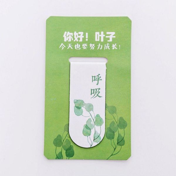 

1pcs 6pcs kawaii cat cactus magnetic bookmarks cute books marker stationery school office supply paper clip holder h bbycce