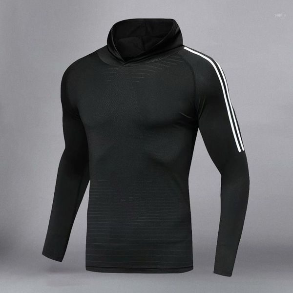 

running jerseys 2021 polyester gym sports shirt t-shirt men's fitness training long-sleeved, Black;blue