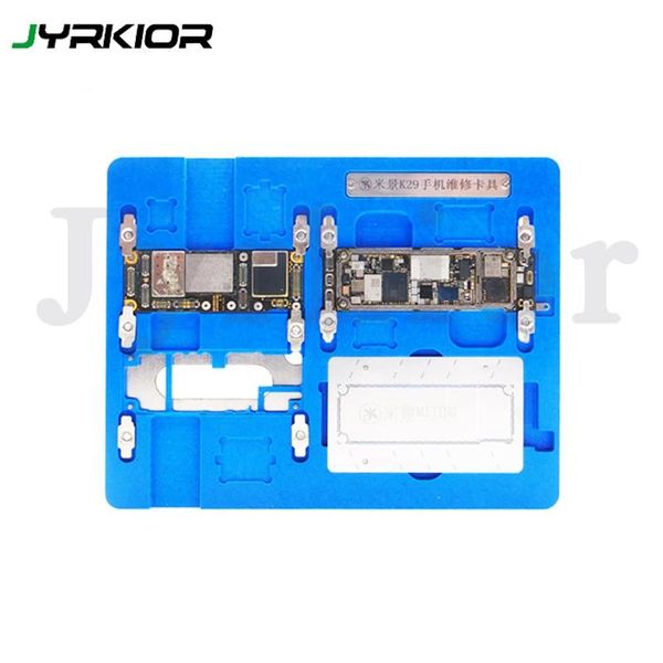 

professional hand tool sets multi-functional pcb motherboard holder fixture with middle layer planting tin template plate net for 11/11 pro/