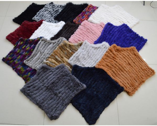 

lady real rabbit fur poncho scarf autumn winter real rabbit fur shawl knitted women elastic genuine rabbit fur pashmina 201026, Blue;gray