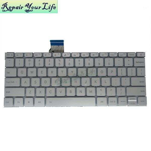 

us lapkeyboard replacement keyboards for mi notebook air 12.5 english silver backlight 6037b01276019z.nd6bv.0011