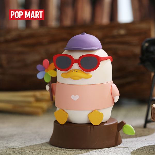 Pop Mart Duckoo Ördek Figürü Ormanda Kör Kutusu Bebek İkili Action Figure Doğum Günü Hediyesi Çocuk Oyuncak LJ201031