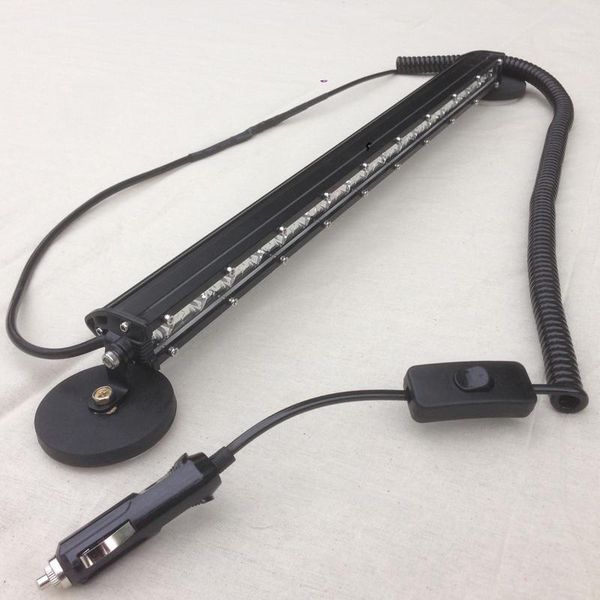 

other lighting system 20 inch 54w 6000k offroad car led light bar atv suv 4x4 driving head slim truck spotlight autos work set1