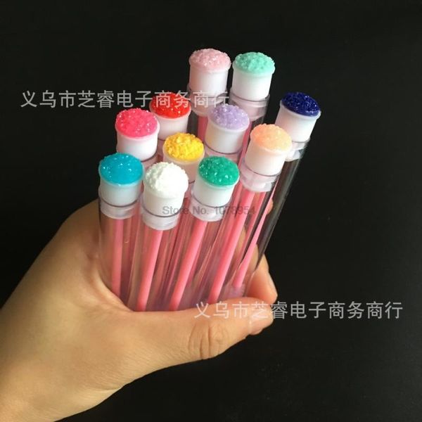 

makeup brushes 1000pcs eyelash extender disposable eyebrow brush separate tube design charming diamond bottom mascara stick