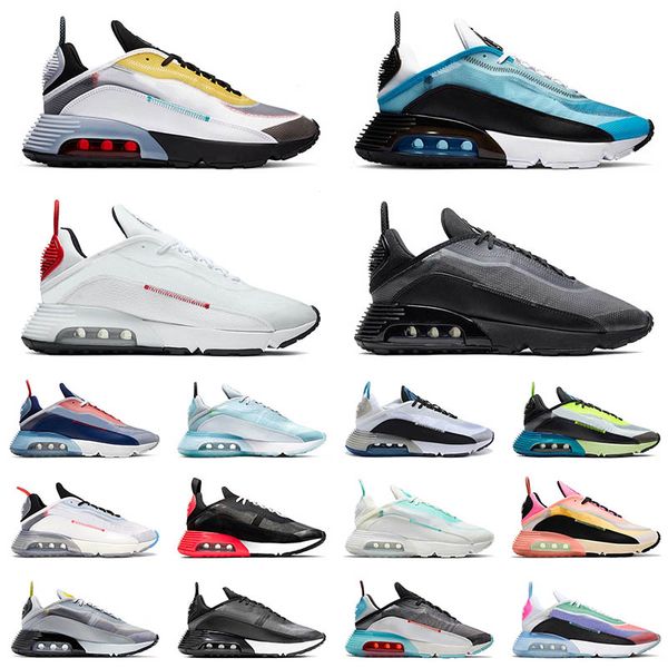 

2090 cushion running shoes mens womens bleached aqua laser blue black and athracite volt black duck camo trainers tennis shoes, White;red