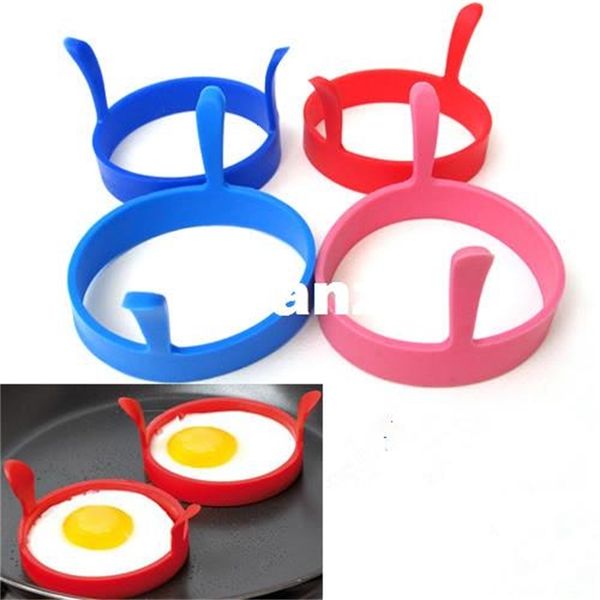 

frier kitchen poacher silicone oven fried egg fry poach pancake ring mould tool