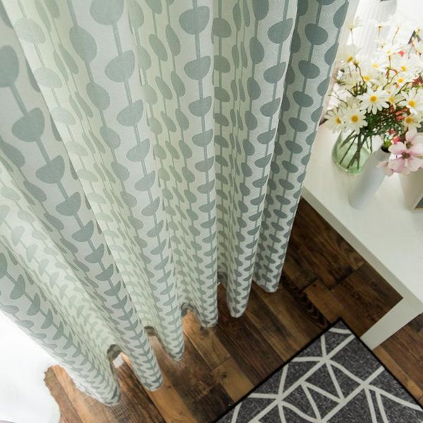 

modern and simple chenille jacquard shading round beads curtains for living room bedroom