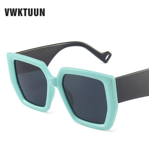 

vwktuun fashion sunglasses women men square vintage sunglasses wide frame sun glasses oversized big glasses, White;black