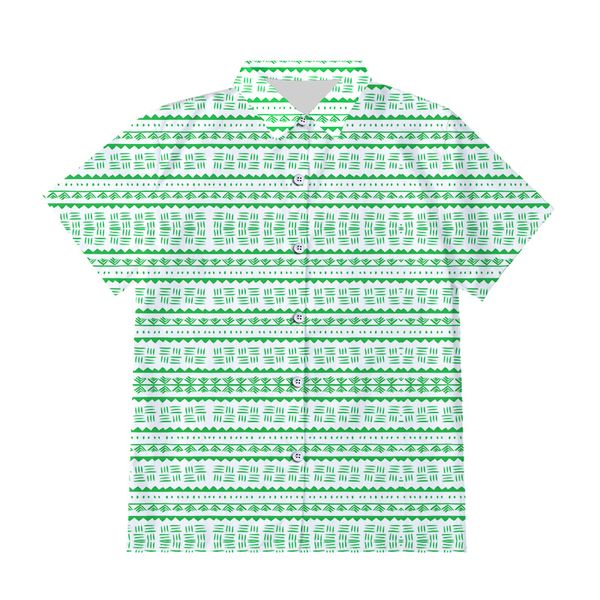 

ifpd eu size green pattern harajuku men's casual button shirt cool print 3d shirt plus size short sleeve hiphop shirt oversized c1212, White;black