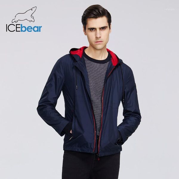 

2020 new men's spring clothing casual mens windbreaker men's hooded jacket brand men trench coat mwf20821i1, Tan;black