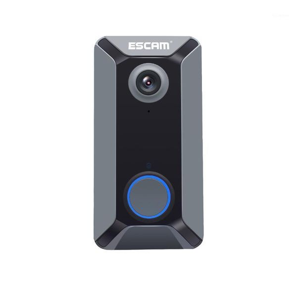 

doorbells escam v6 720p wireless doorbell video camera cloud storage waterproof home security with battery indoor dingdong chime1