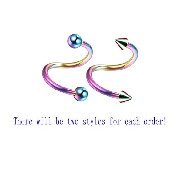 

lip nails 2pcs2020 medical stainless steel new personality earrings hip hop body piercing lip ring eyebrow ring nail jewelry h bbyyts, Silver