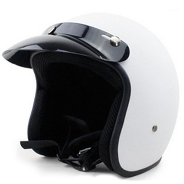 

retro helmet helmet light fashion motorcycle retro motorcycle bright white1