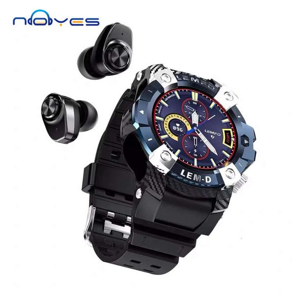 

smart bracelet bluetooth watch headset two in one black technology multi-functional men's cool heart rate blood prsure exercise ears