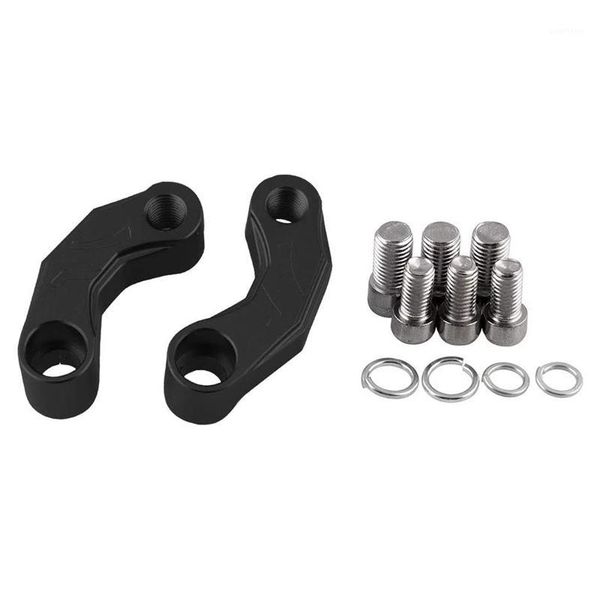 

2 pcs black motorcycle mirror riser extender brackets for f700gs f800gs r1200gs1