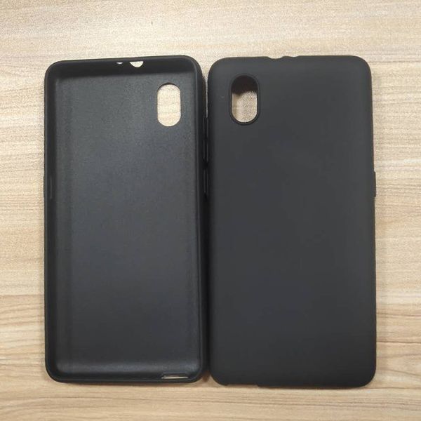 

classical black clear shockproof protective phone cases for alcatel 1b 2020 transparent soft tpu cover