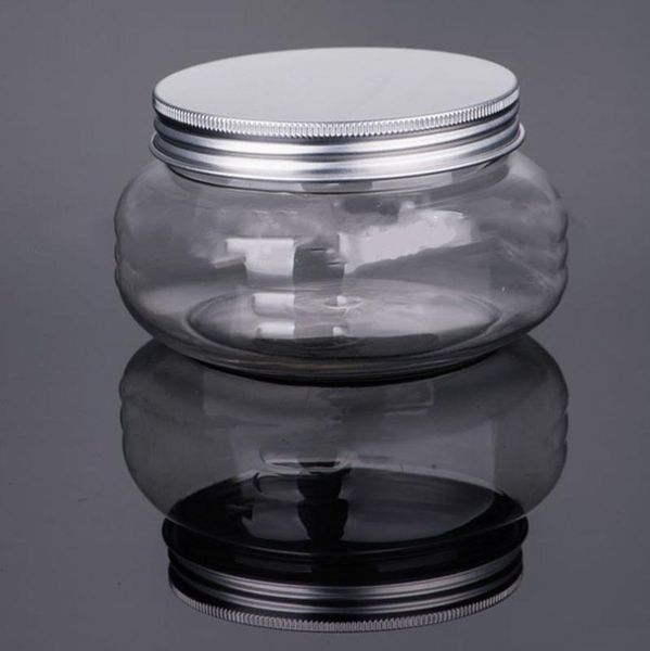 

20 шт. / лот пластиковые круглые бутылки пузырьки барабанчики барабанчики 335мл бутылки для домашних животных с алюминиевыми крышками jllwxi