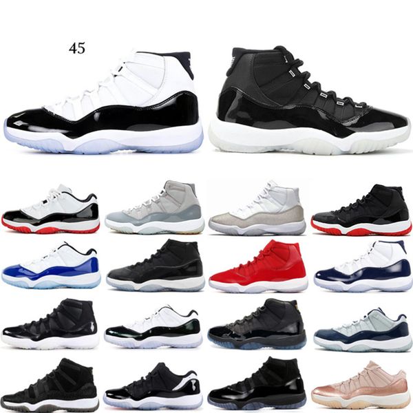 

mens 11 11s basketball shoes 25th anniversary new bred space jam concord 45 win like 96 space jam mens trainers sneakers 5.5-13, White;red